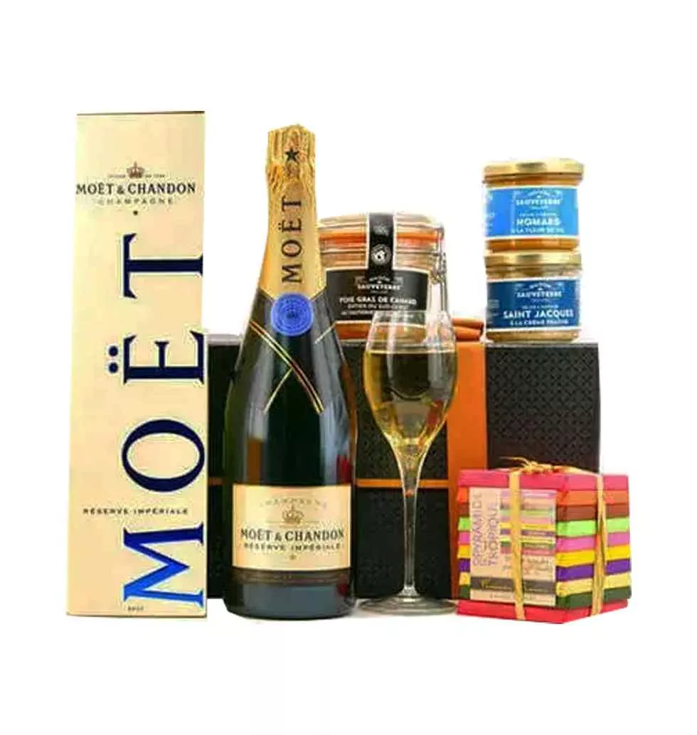 Basket Of Champagne Gifts