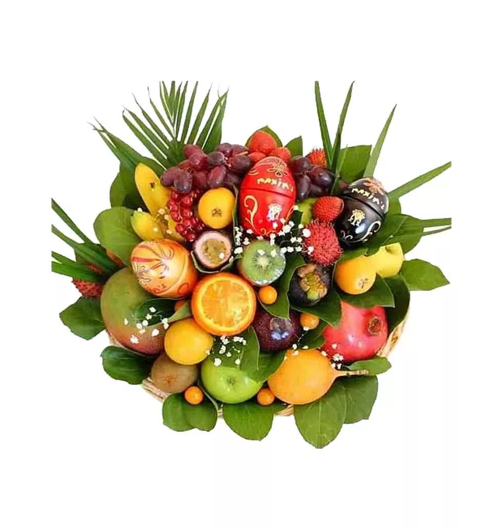 Healthy Full of Love 35 kg Fruits with Chocolate Basket