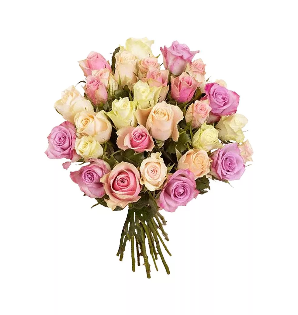 Enchanting 30-Stem Annaba Rose Collection