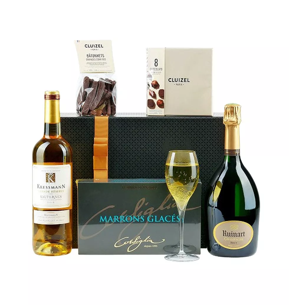 Celebration Hamper: Premium Bubbly and Chocolates