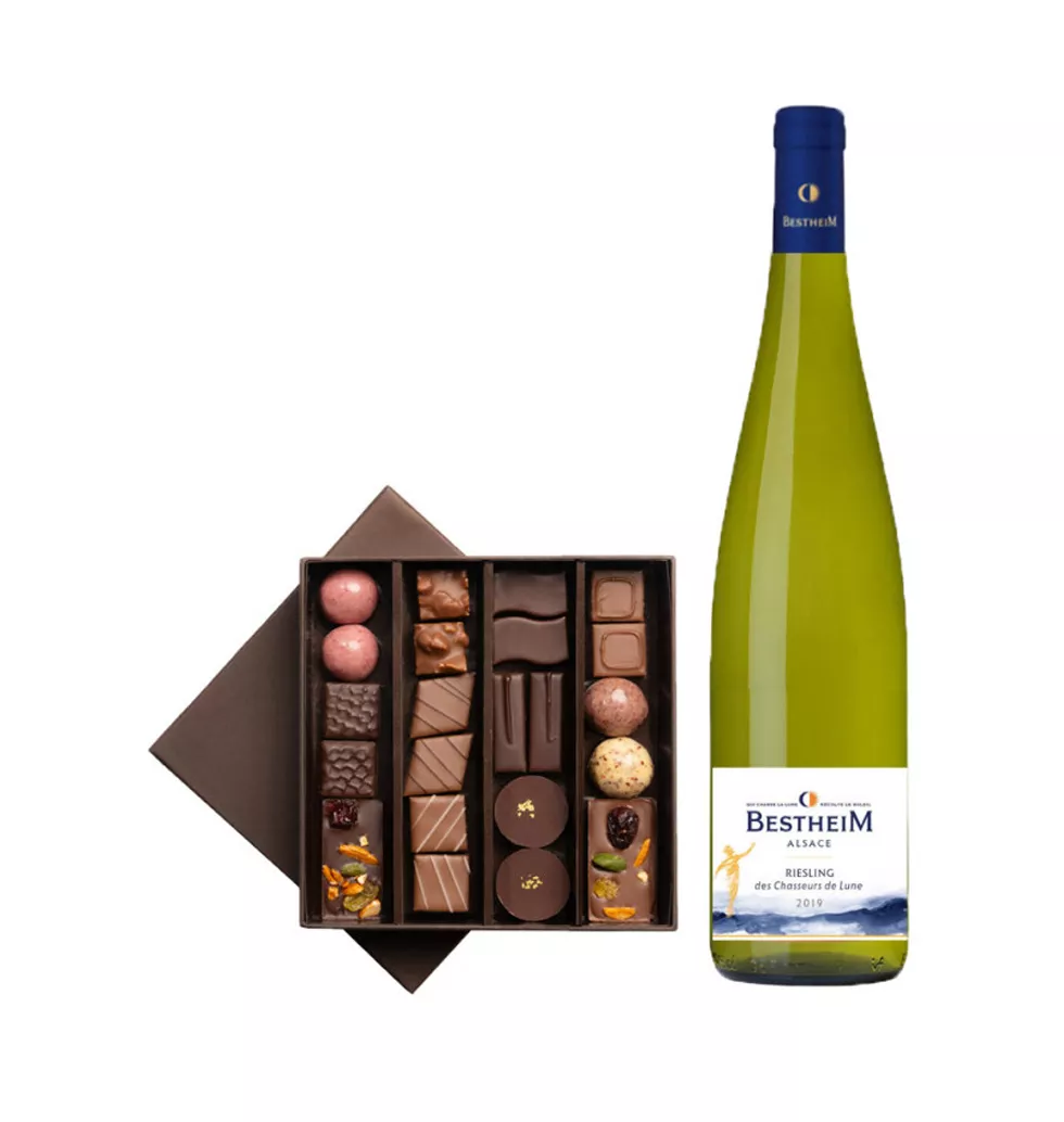 Decadent Wine and Chocolate Combo