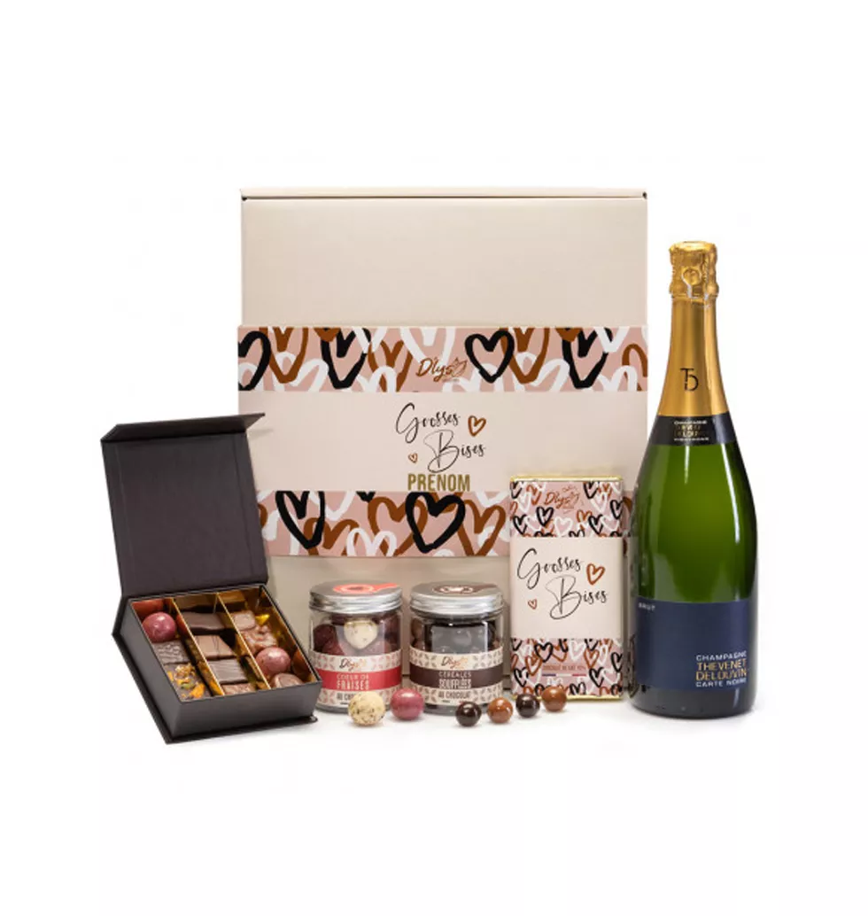 Sweet Moments: Chocolates and Champagne