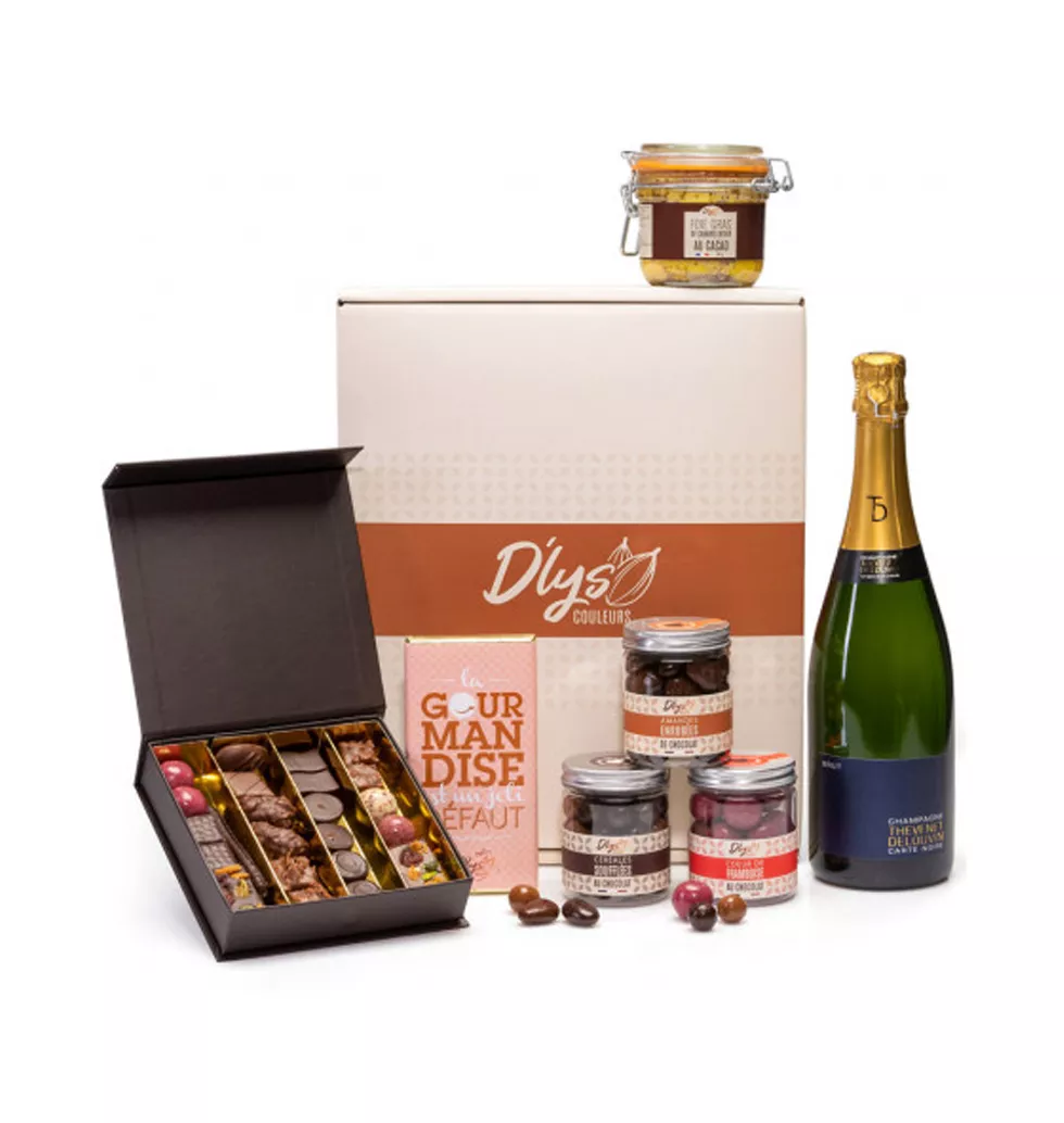 Exquisite Treats: Choco-Champagne Collection