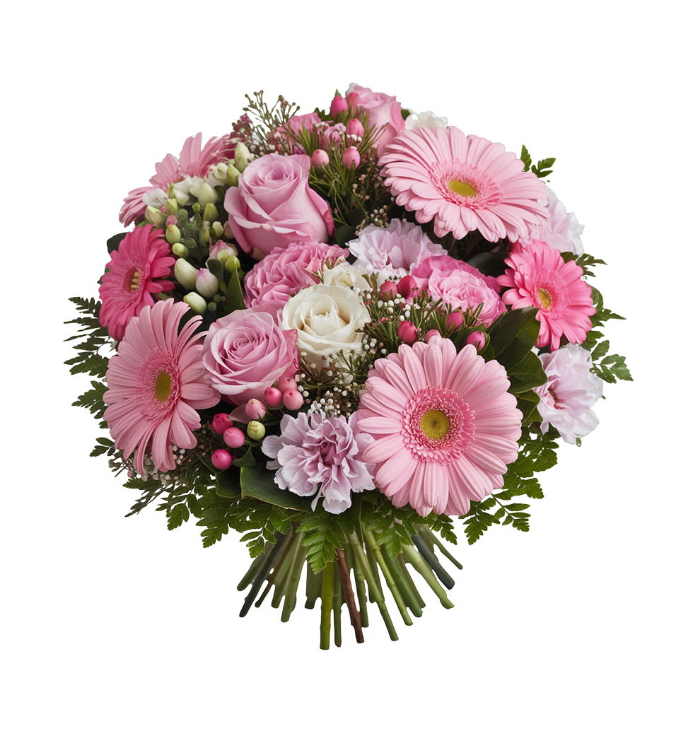 Whimsical Pink Floral Bouquet