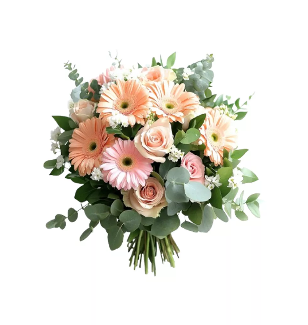 Charming Pastel Floral Symphony