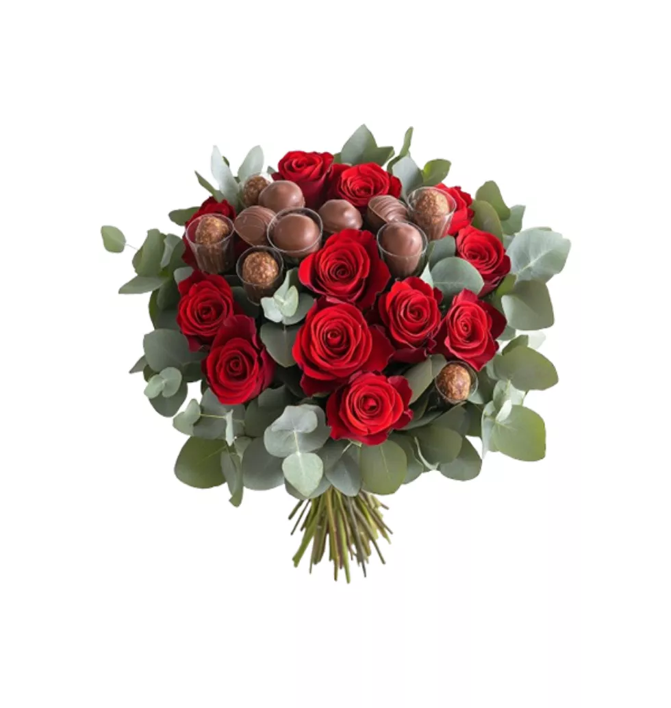 Roses & Gourmet Choco Delights