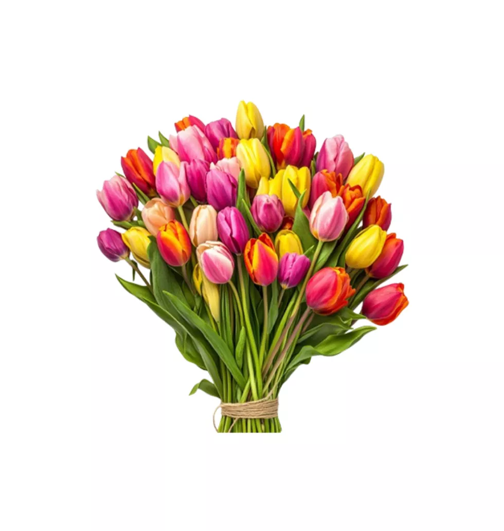 30 Multicolor Tulip Serenade