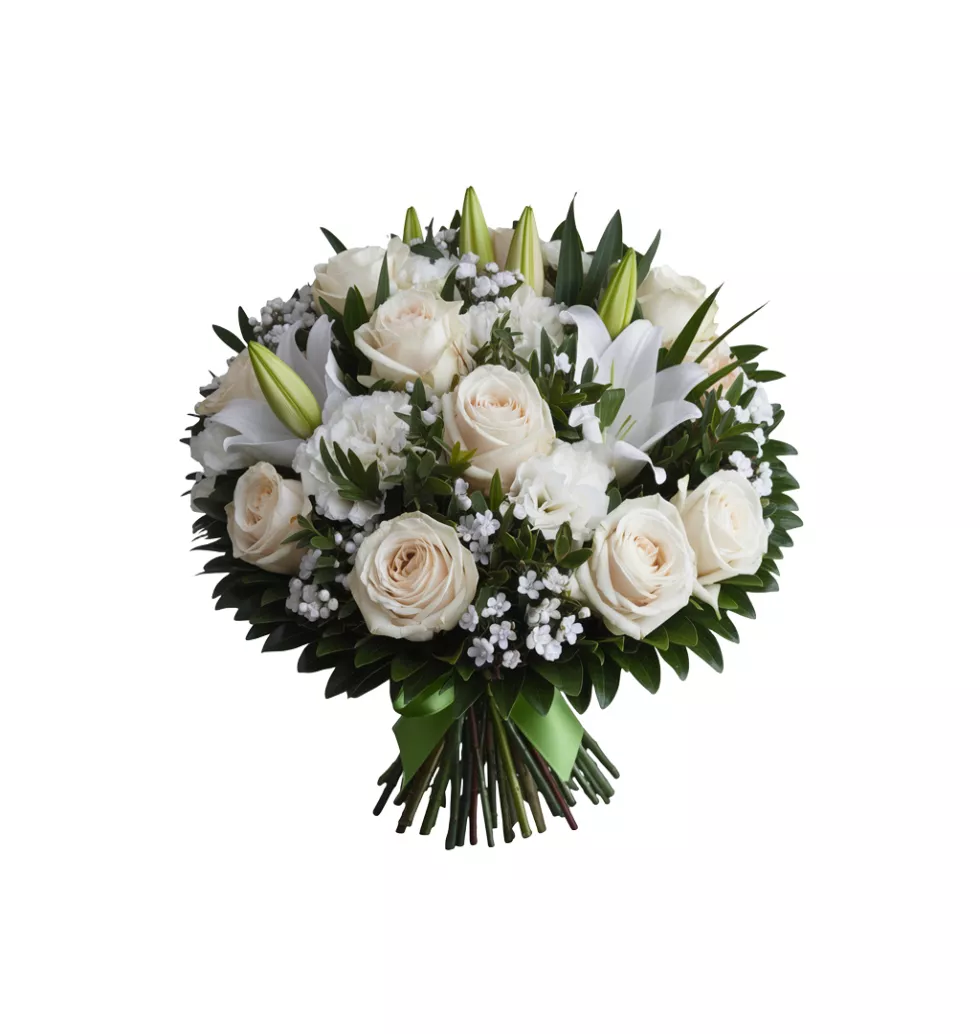 Whispering White Delight Bouquet