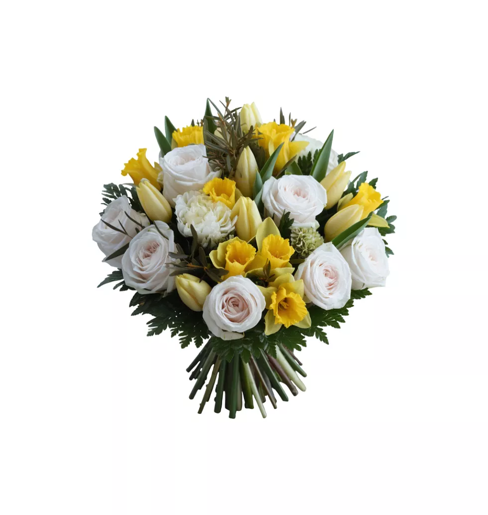 Cheerful Bouquet: Bibi Floral Delight